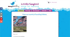 Desktop Screenshot of littlesongbird.com